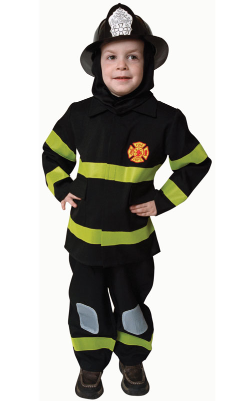 Picture of Dress Up America 203-T2 Deluxe Fire Fighter Dress Up Costume Set - Toddler T2