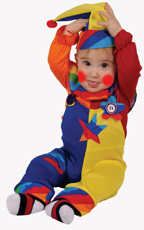 Picture of Dress Up America 586-T2 Cutie Clown - Size Toddler 2