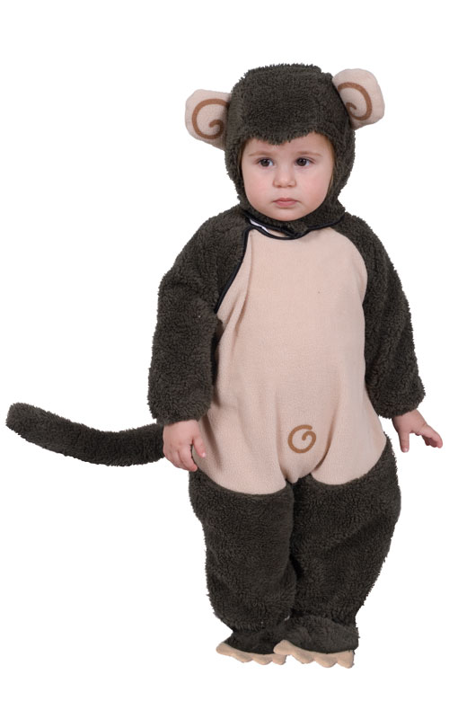 Picture of Dress Up America 565-0-6 Plush Lil Monkey - Size 0-6 Months