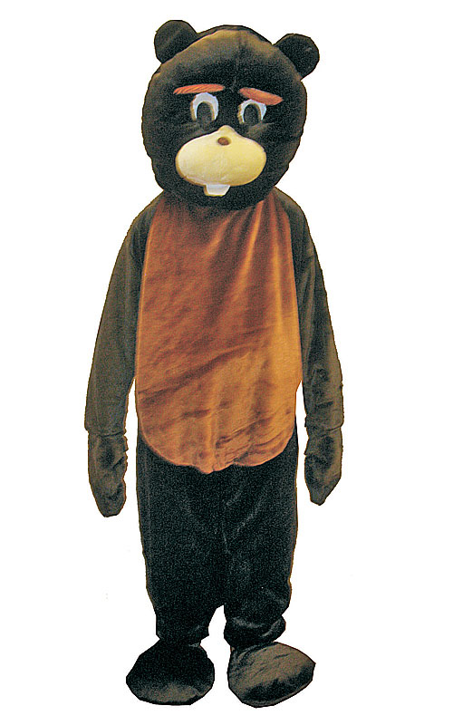 Beaver Mascot Costume Set - Adult