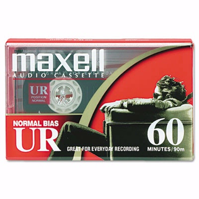 Picture of MAXELL 109010 Dictation & Audio Cassette - Normal Bias - 60 Minutes -30 x 2 