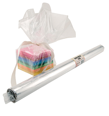 Picture of Hygloss Products  Inc. HYG71501 Cello Wrap Roll Clear