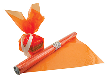 Picture of Hygloss Products  Inc. HYG71504 Cello Wrap Roll Orange
