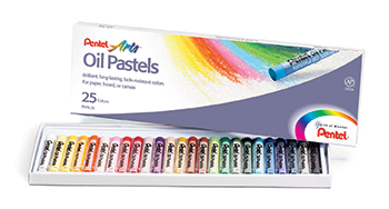 Picture of Pentel Of America PENPHN25 Pentel Oil Pastels 25 Ct