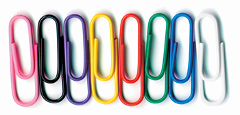 Picture of Baumgartens Inc BAUMES4000 Vinyl Coated Paper Clips Jumbo Size 40Pk