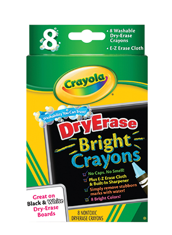 Picture of Crayola Llc BIN985202 Crayola Dry Erase Bright 8 Count Crayons