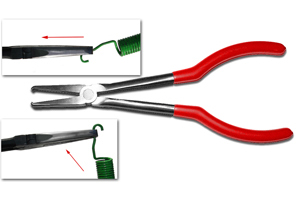 VT989 Brake Spring Plier with Stronger Tip