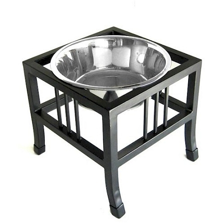 Picture of Pets Stop RSB13 Baron Heavy Duty Raised Dog Bowl - Small