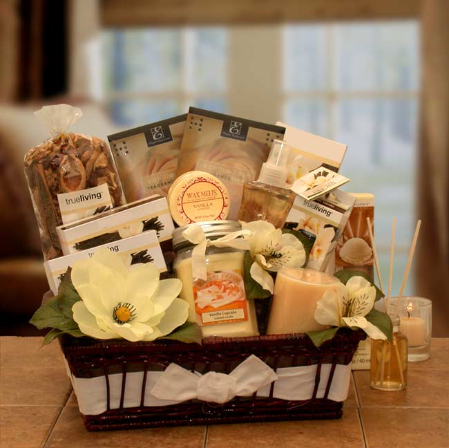 Picture of Gift Basket Drop Shipping 8413432 Vanilla Essence Candle Gift Basket