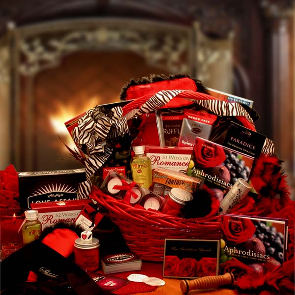 Picture of Gift Basket Drop Shipping 8161212 Naughty Nights Couples Romantic Gift Basket
