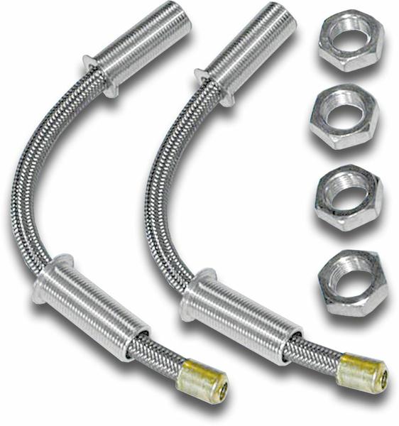 492 12 Inch Stainless Steel Door Loom -1 Pair