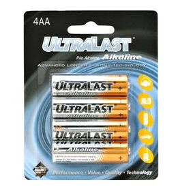 Picture of ULTRALAST ULA4AA Aa Alkaline Batteries - Pack of 4