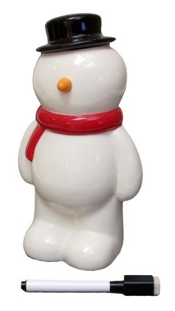 Roman Snowman Bank WMarker to Personalize