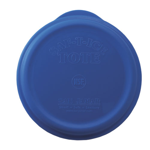 Picture of San Jamar SAN SI6500 Saf-T-Ice Tote Snap-Tight Lid - Blue