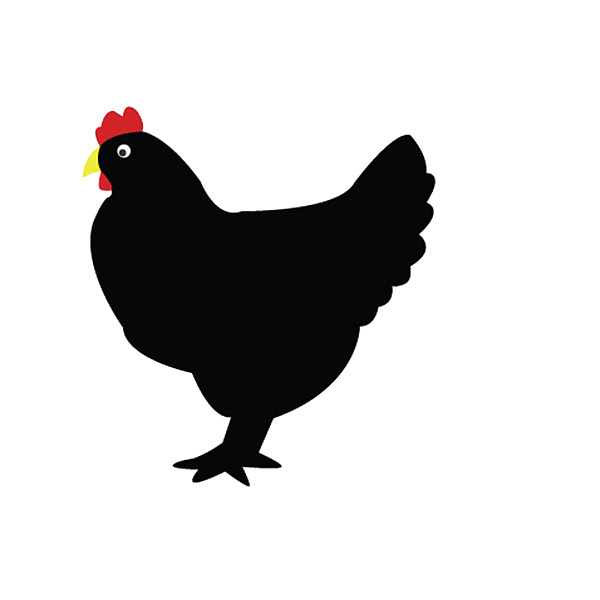 Kids Rooster Chalkboard