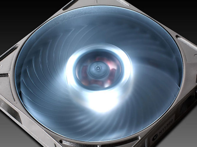 Silverstone Technology AP121-WL 120mm Air Penetrator Fan - White Led