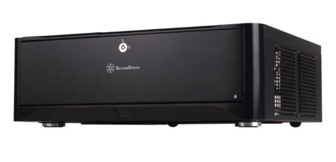 Silverstone Technology GD06B Classic HTPC-Desktop Case with Two Front USB 3.0 Ports - Black