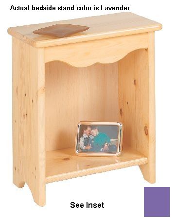 Picture of Little Colorado 086LAV Toddler Bedside Stand in Lavender