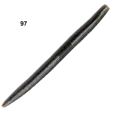Yamamoto Baits 7' Senko - Green Pumpkin/Black Flake
