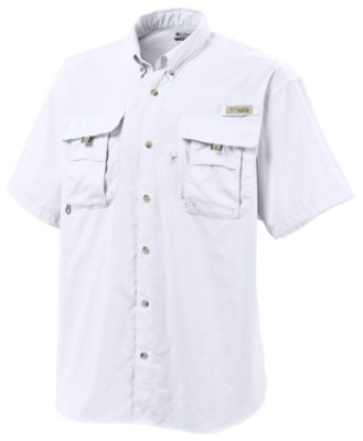 79635401 Bahama II Shirts with Omni-Shade for Men - Short Sleeve - White - S -  Columbia