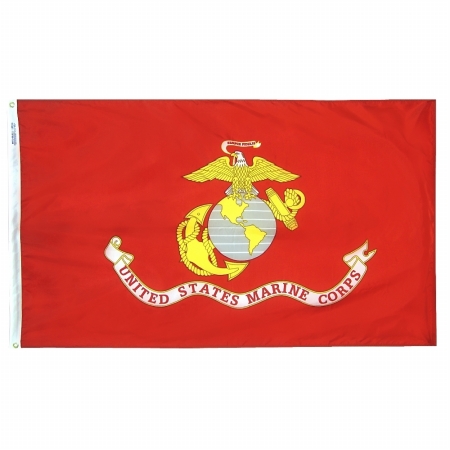 Picture of Annin Flagmakers 439004 2 ft. x 3 ft. Nylon-Glo Flag - U.S. Marine Corps