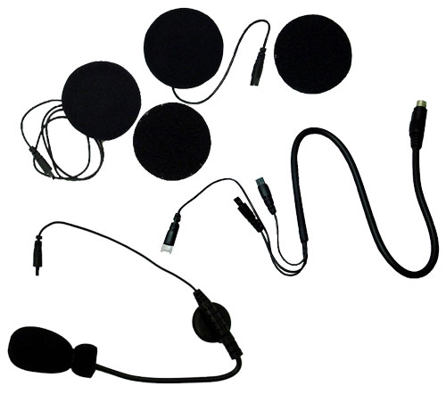 Open Face Helmet Headset