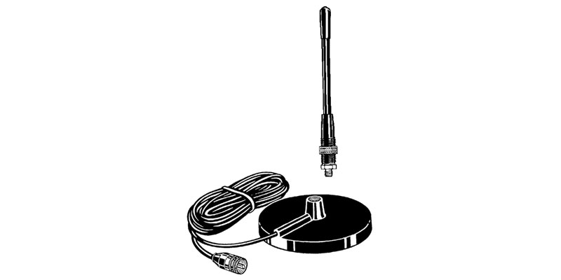 Picture of Pocomm PC108M 8 in. Vmt Tuneable Cb Antenna With Magnet Mount