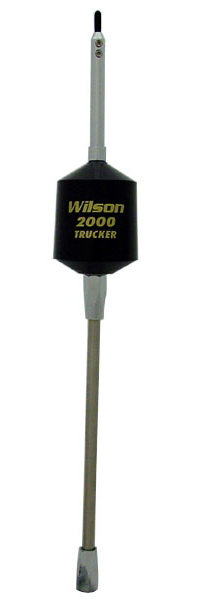 Picture of Wilson W2000T-10B 2000 Trucker CB Antenna with 10 in. Shaft - Black
