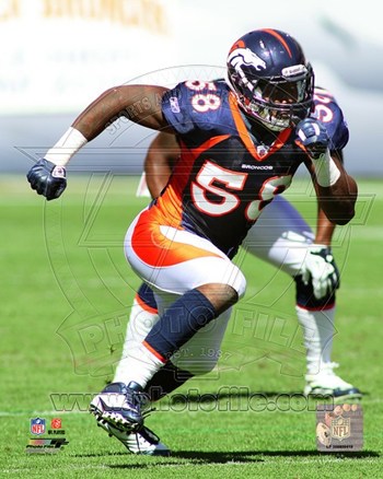 Picture of Photofile PFSAANZ18201 Von Miller 2011 Action -8 x 10 Poster Print