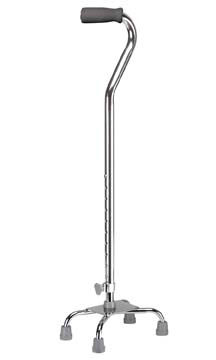 Picture of Drive Medical rtl10310 Vinyl Grip Four Point Cane