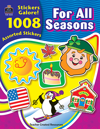 Picture of Teacher Created Resources TCR4224 For All Seasons Sticker Book 1008Pk