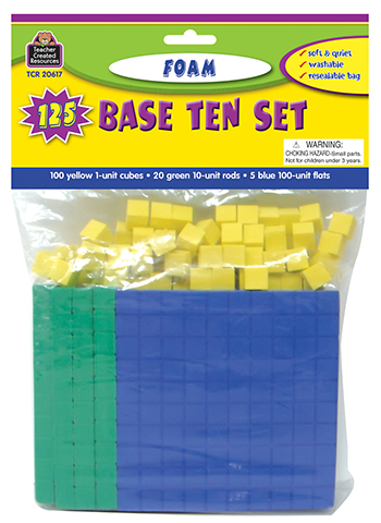 Picture of Teacher Created Resources TCR20617 Foam Base Ten Set