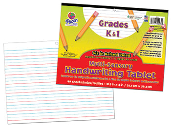 PAC2470 Multi Sensory 40Sht Handwriting Tablet