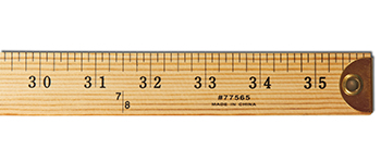 Picture of CHARLES LEONARD CHL77565 1.8&quot; Selected Woodand Yardstick with A Multiple Coat
