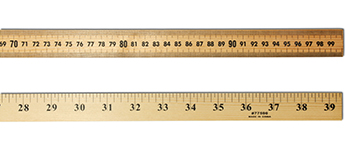 Picture of CHARLES LEONARD CHL77590 100.3 x 0.6 x 2.5cm Wood Meter Stick