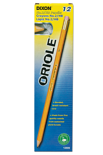 Picture of Dixon Ticonderoga Company DIX12866 Dixon Oriole Pencils Pre Sharpened Box Of 144
