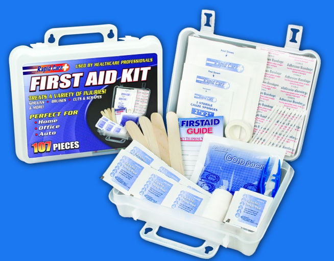 107 Piece First Aid Kit