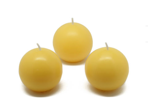 Picture of Zest Candle CBC-201 2 in. Yellow Citronella Ball Candles -12pc-Box
