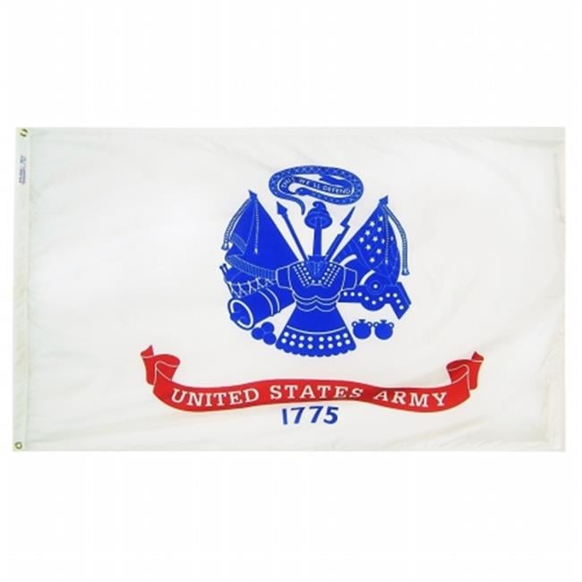 Annin Flagmakers 439033 2 Fuß x 3 Fuß Nylon-Glo Flagge - US-Armee - Bild 1 von 1