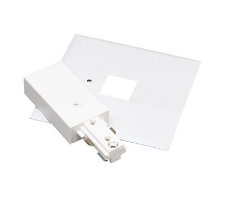 Nora Lighting NT-311W LIVE END WITH CANOPY-WHITE