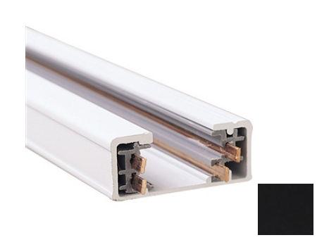 6 ft. Two-Circuit Track System - Black - 6 ft - Versatile Lighting Solution
