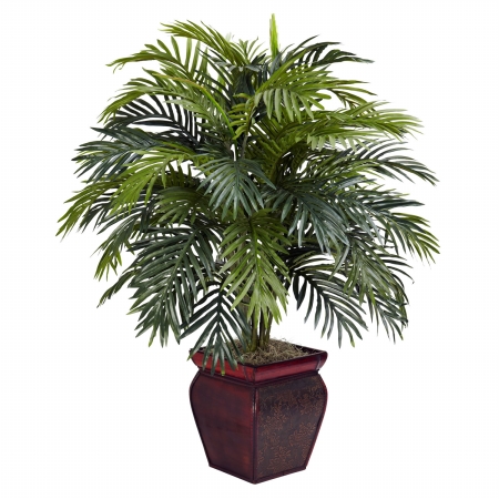 Picture of Nearly Natural 6686 Areca with Decorative Planter Silk Plant