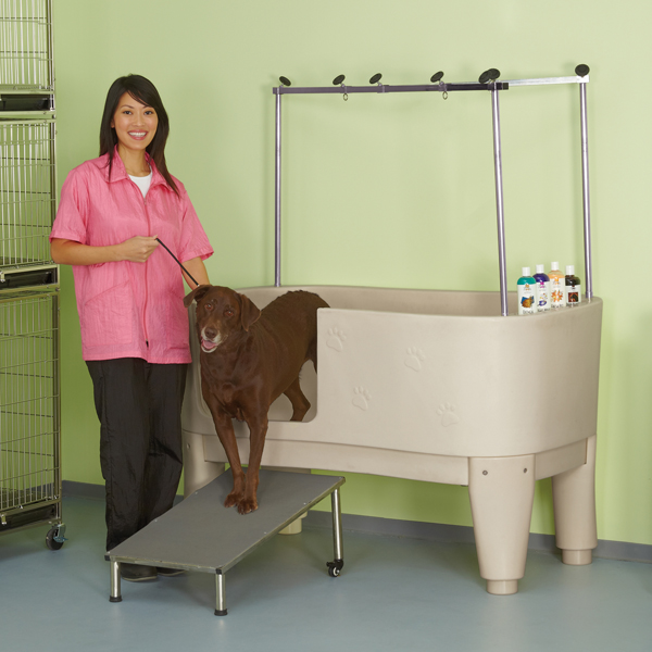 Picture of Master Equipment TP2012 11 Master Equipment PolyPro Grooming Tub Ivory S