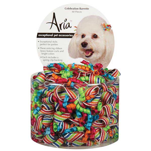 Picture of Aria DT1105 40 Aria Celebration Barrette Canister 40 Pcs