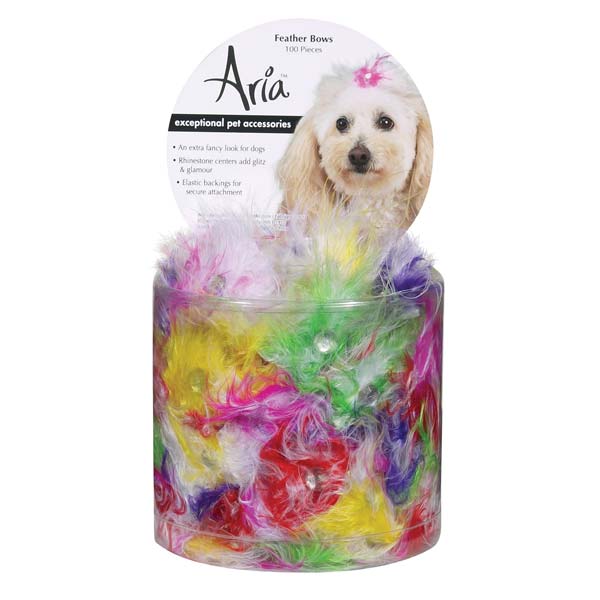 Picture of Aria DT160 99 Aria Feather Bows Canister 100/Pcs