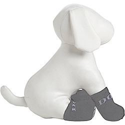 Picture of Pet Life F22GYXSSM Small Dog Socks with Rubberized Soles - Blue and White