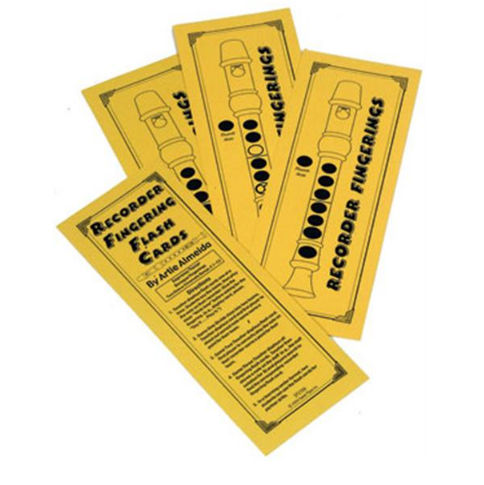 Picture of Rhythm Band Instruments SP2396 Recorder Fingering Flash Cards