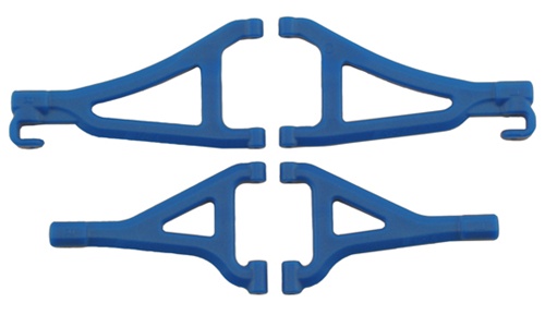 Front Upper and Lower A-Arms for Traxxas .06th E-Revo - Blue