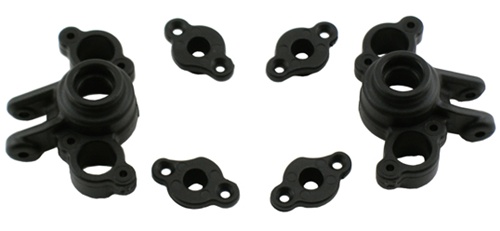 Axle Carriers for Traxxas .06Th E-Revo-Slash-Rally - Black