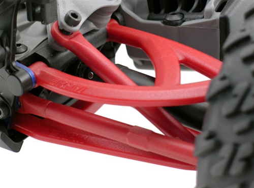 Rear Upper and Lower A-Arms for Traxxas .06Th E-Revo - Red